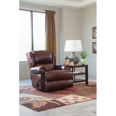 Fauteuil inclinable en cuir italien Woodville