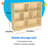7 Compartment Plywood / Laminate Board Shelving Unit