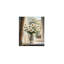 Art mural blanc sur toile côté fleur de campagne blanche de qualité supérieure 24 po x 18 po
