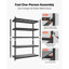 123 cm W Steel Storage Rack