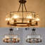 Lustre en cristal géométrique K9 6 lumières 25,6 po