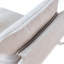 Plancher convertible multi-positions, mousse, fauteuil décontracté, crème antique, structure en métal, confortable dans les petits espaces