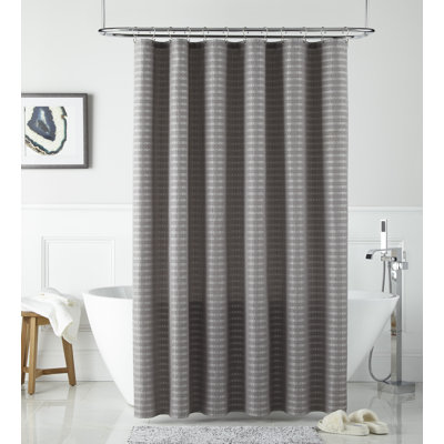 Rideau de douche rayé simple