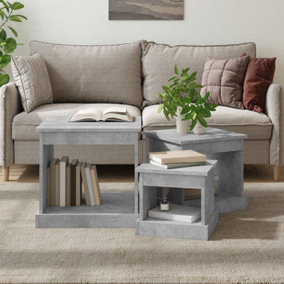 Warkentin Coffee Tables 3 pcs Engineered Wood