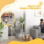 Barrière pour chien, barrière pour animaux avec petite porte-1332479435