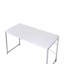 Bureau d'écriture blanc et chrome-1860599038