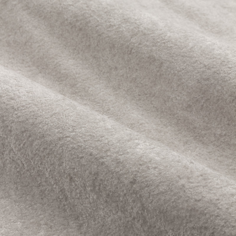 Lustre Velvet Room Darkening Curtain Panel Pair, Silver, 229cm Width x 137cm Drop