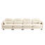Canapé modulaire à quatre places modulaire, tissu chenille de qualité supérieure, avec 2 coussins décoratifs, dossier capitonné-1257568424-1257568427