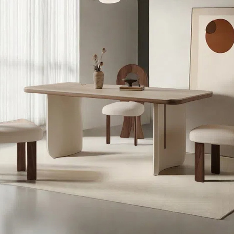 Table de salle à manger rectangulaire, H 29,53 po x L 70,87 po x l 35,43 po