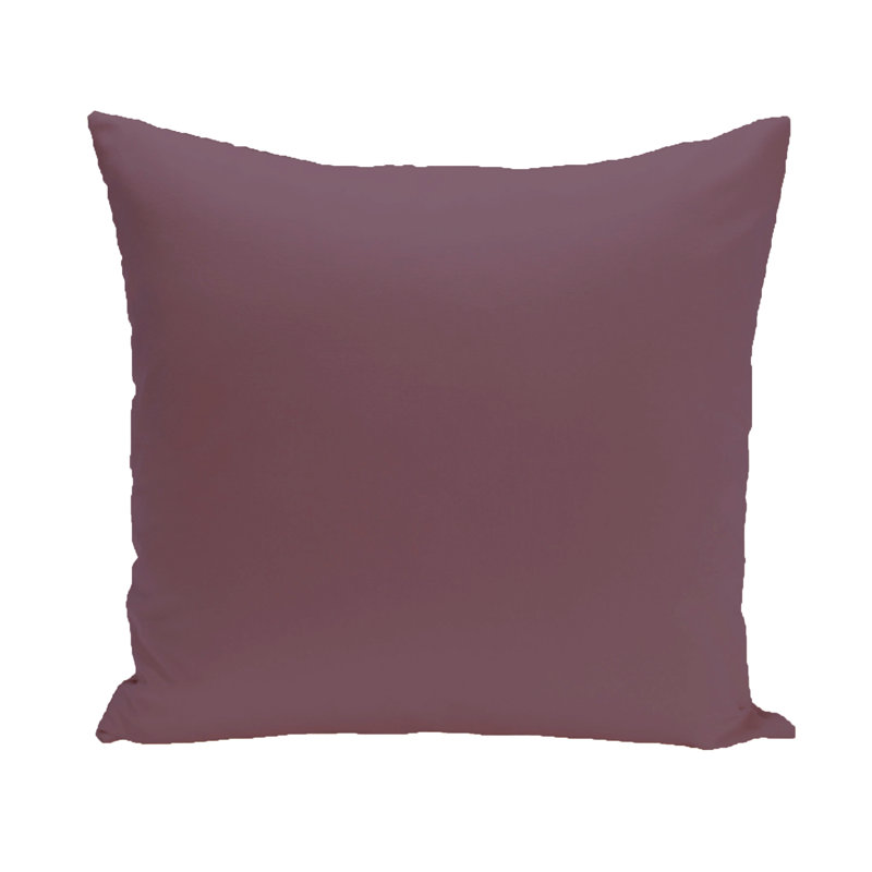 Reversible Throw Pillow, 20" H x 20" W, Deep Purple