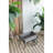 24.4X12.6X15.4" Rustic Black Trolley Cart Plant Stand, Planter