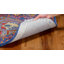 Antiquity Hand-Tufted Wool/Cotton Blue/Red Area Rug-1520951504