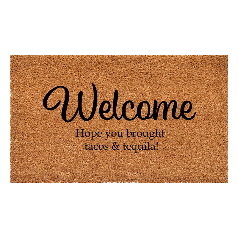 Paillasson Welcome, L 17 po x L 29 po