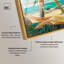 «On Her Hammock», art mural en verre ultrabrillant encadré Glam Beach par Art Remedy, cadre doré, 15 x 10-672812565-672812559
