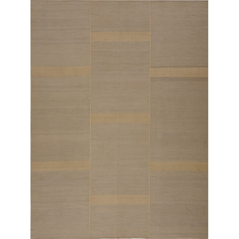 Geometric Area Rug in Brown