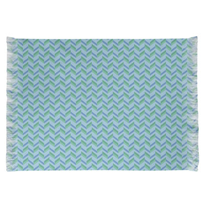 Tapis chenille à chevrons Mcguigan
