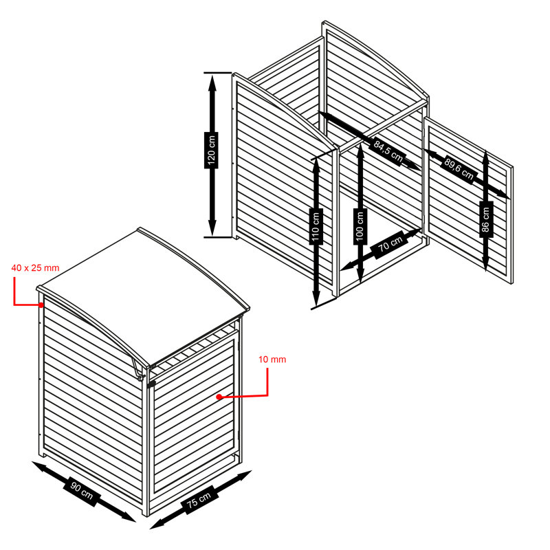 Caldarelli Single Bin Store