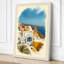 Mediterranean Village Coastal - Wrapped Canvas-1154045910-1154045911