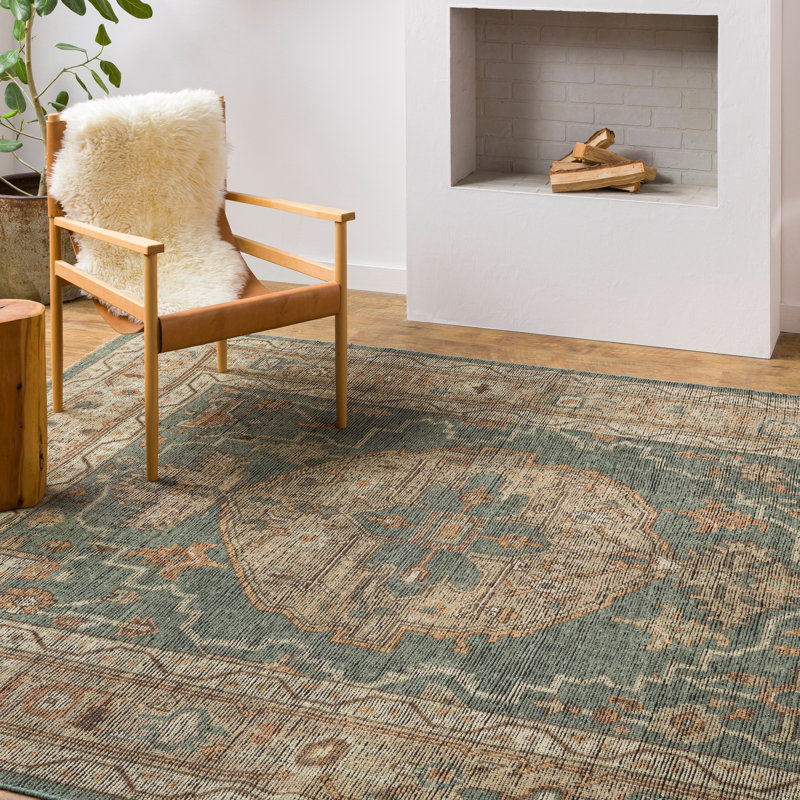 Meja Wool Oriental Area Rug, Rectangle 10' x 14'
