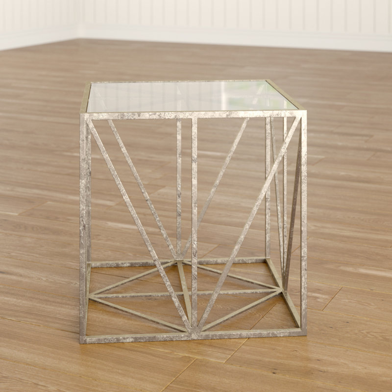 Fontenoy Glass Top End Table