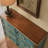 European style living room painted accent chest