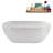 62.2'' x 28.7'' Soaking Acrylic Bathtub-95288342