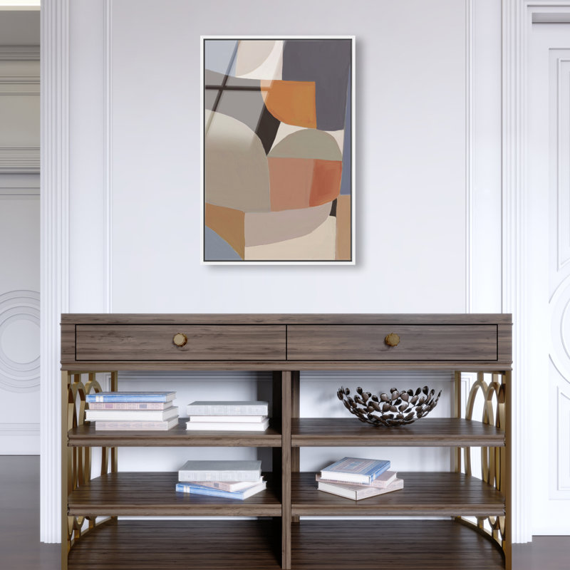 Muted Truth Print by Oliver Gal, 55"H x 37"W, White Floater Frame