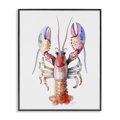 «Coral Claw Lobster», estampe numérique, design par Shelly Craig