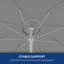Parasol de plage portatif Outsunny-1869462687