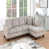 Tissu beige sélectionné
