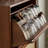 Vine woven solid wood shoe cabinet 24 - Pair Shoe Storage Cabinet
