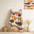 Orange/Black Abstract