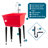 22.875'' L x 23.5'' W Freestanding Laundry Sink with Faucet-52746621-52784779