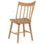 Ensemble de 2 chaises d'appoint en bois massif de style Windsor intemporel-1804111173