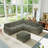 6-Piece Modular Sectional with Ottoman-106910114