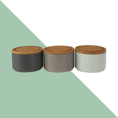 Stoneware Jar - Set of 3