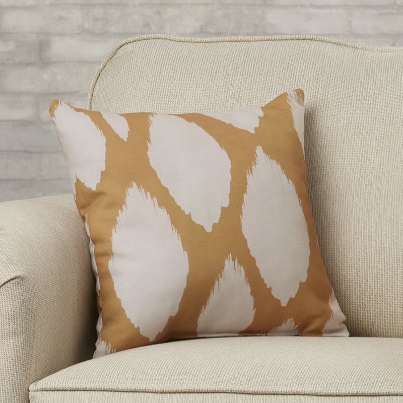 Reversible Throw Pillow, Gray, 18"x18"