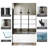 48 in. W x 55 in. H Folding / Bi-Fold Frameless Tub Door with Patterned Glass