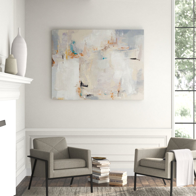 Accentuate Print by Sara Brown, Glass Coat, 40" H x 53" W