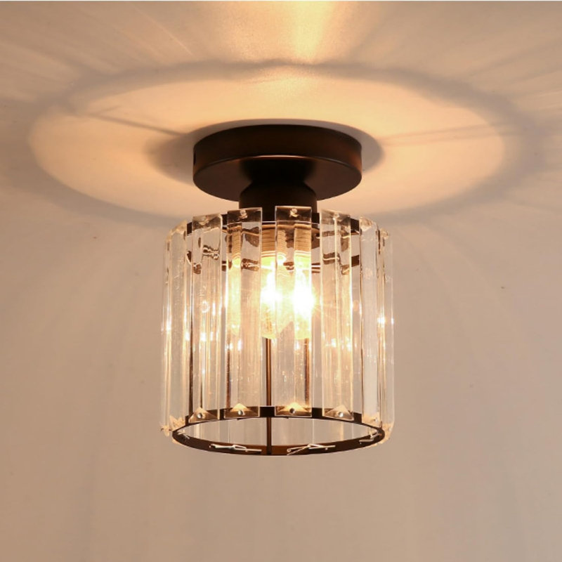 Semi Flush Mount, Black