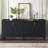 U_Style  Storage Cabinet Sideboard Wooden Cabinet With 4 Doors For Hallway-1893185392