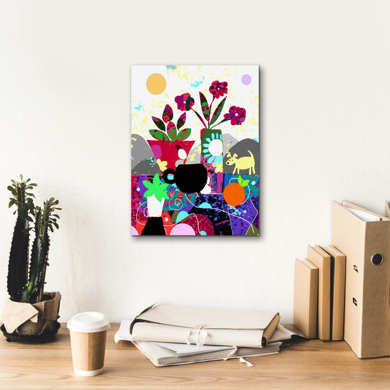 «Mountain Morning» par Holly McGee, art mural sur toile, H 16 po x l 12 po x P 0,75 po