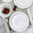 Gibson Ultra Patio 12 Piece Tempered Opal Glass Dinnerware Set In White