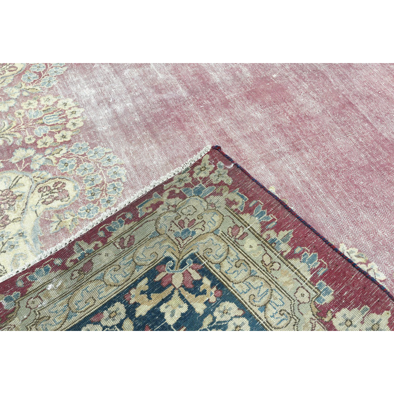 Edick One-of-a-Kind 9'6" x 13'3" 1960 Area Rug in Red