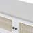 43" Boho Rattan Entryway Cushioned Shoe Storage Bench With Double Doors-1210296496