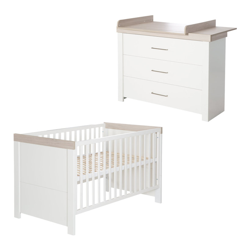 Lucy Convertible 2 -Piece Nursery Furniture Set