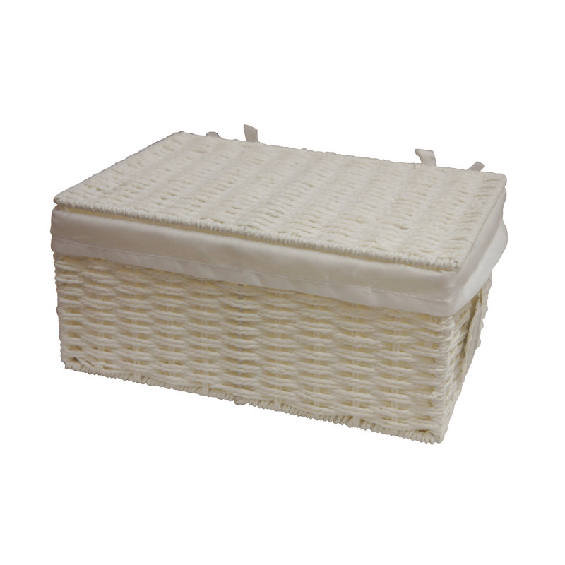 Wicker Laundry Basket, Small (13.5cm H x 27.5cm W x 20cm D)