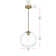 Luminaire suspendu sphérique simple à 1 lumière Snead