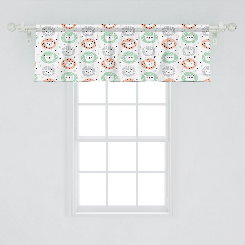 Cantonnière Ambesonne, lot de 2, scandinave 93350, L 54 po x L 12 po