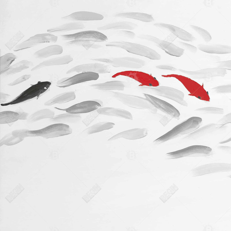 " Swimming Fish Wave "